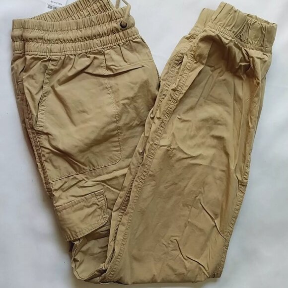 Gap - Insulated Drawstring Cargo Joggers - Kakhi - Youth L - Picture 2 of 6